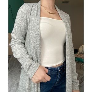 Long Grey Cardigan